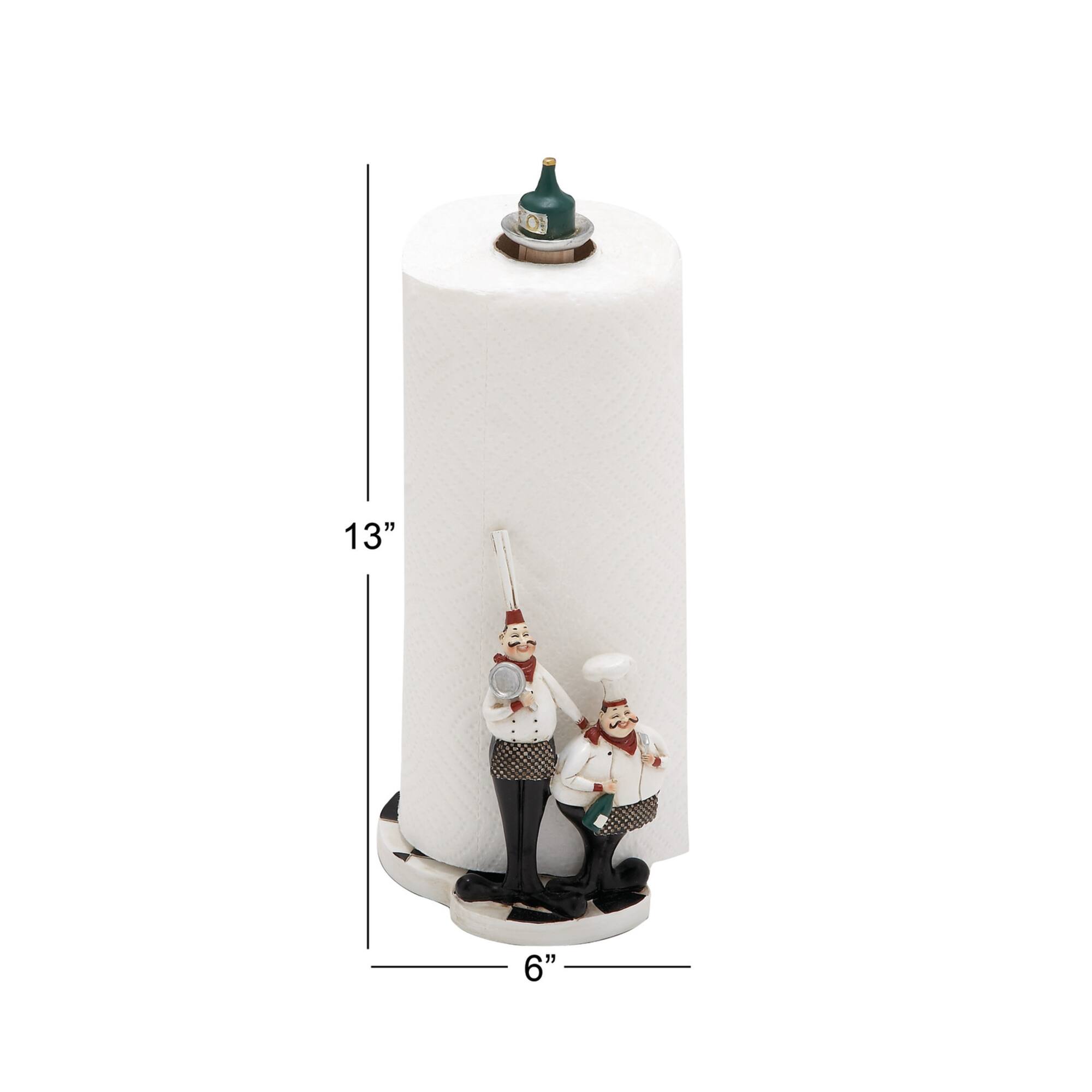 13" Chef Figurine Paper Towel Holder